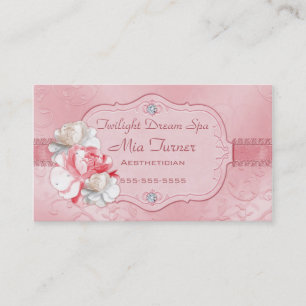 Rougissent le carte de visite de Rose