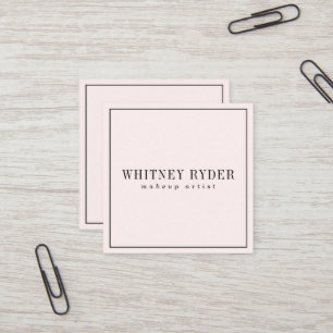 Rougissent les cartes de visite modernes roses