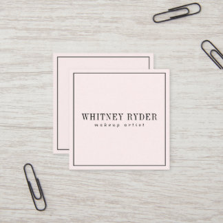 Rougissent les cartes de visite modernes roses