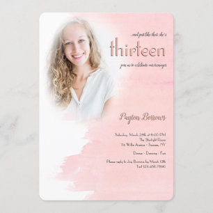 Rougissent les invitations de fête d'anniversaire