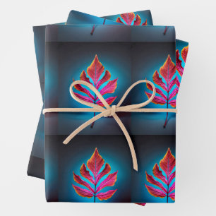 Rouille d'automne - Papier d'enveloppement de feui