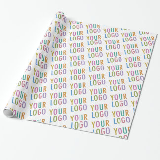 Rouleau de papier d'emballage cadeau avec logo d'e