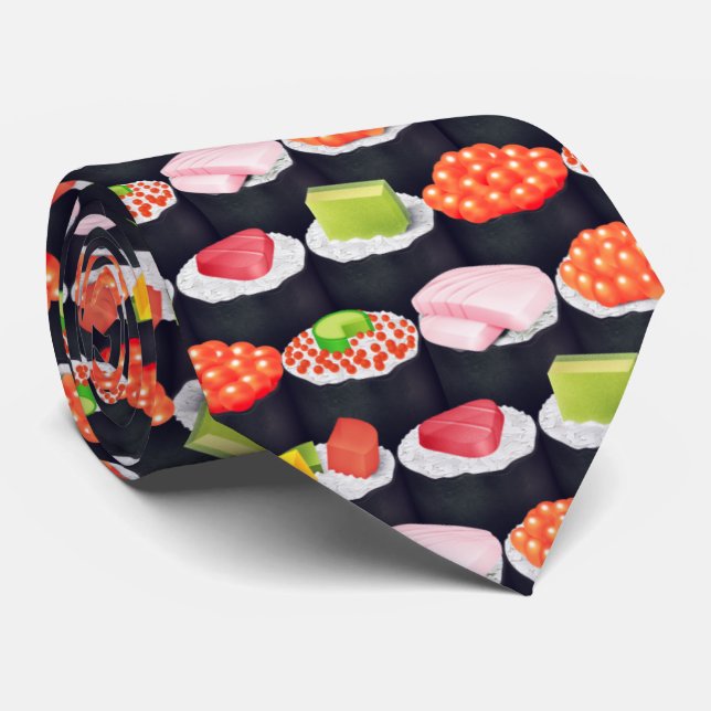 rouleaux sushi homme cravate col homme (Roulé)