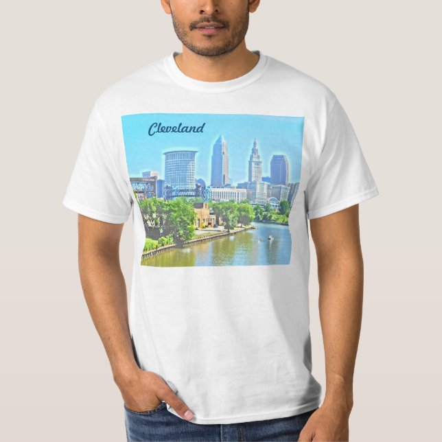 Roulement sur la rivière Cleveland T-Shirt (Devant)