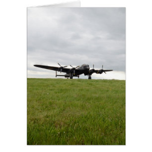 Roulement sur le sol d'Avro Lancaster