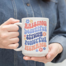 Rouler Forte Belle Puissante Enfants Maman Mug