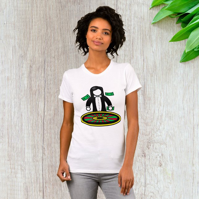 Roulette Dealer Casino T - Shirt (Von Creator hochgeladen)