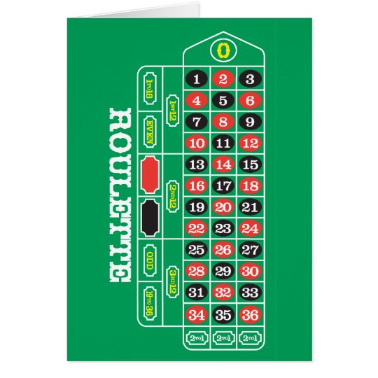 Roulette Karte