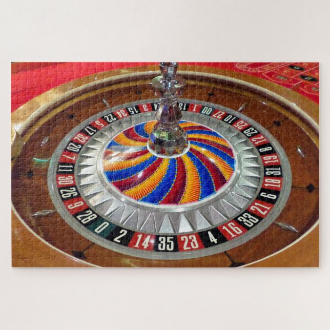 Roulette-Rad im Casino (Horizontal)