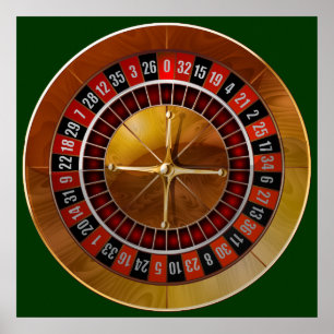 Roulette-Rad Poster