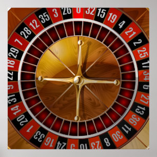 Roulette-Rad Poster