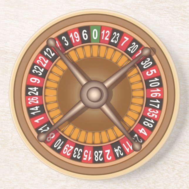 Roulette-Rad-Untersetzer Untersetzer (Vorne)