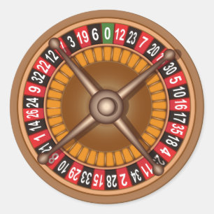 Roulette-Radaufkleber Runder Aufkleber