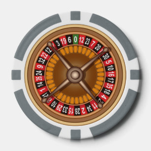 Roulette Roue jetons de poker personnalisés