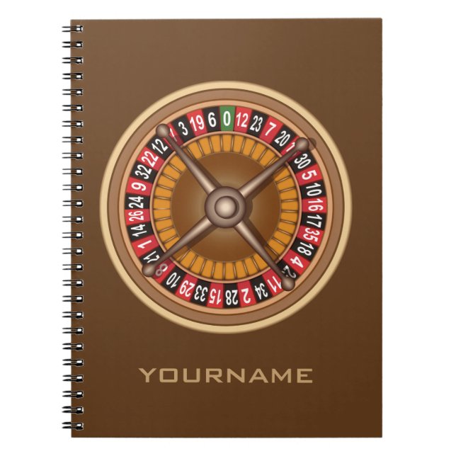 Roulette Roulette carnet personnalisé (Devant)