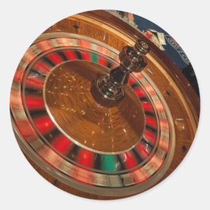 Roulette Spielgeld Casino Las Vegas Runder Aufkleber