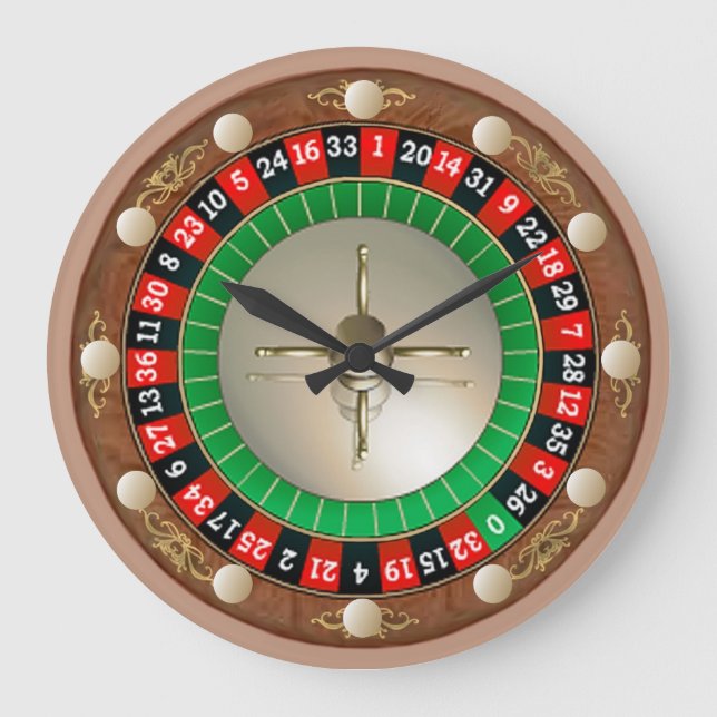 Roulette Wall Uhr (Vorderseite)