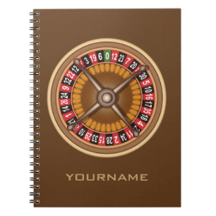 Roulette Wheel - individuelles Notebook Notizblock