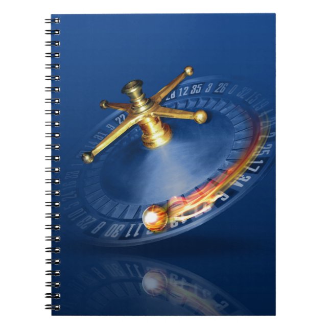 Roulette Wheel Notizblock (Vorderseite)