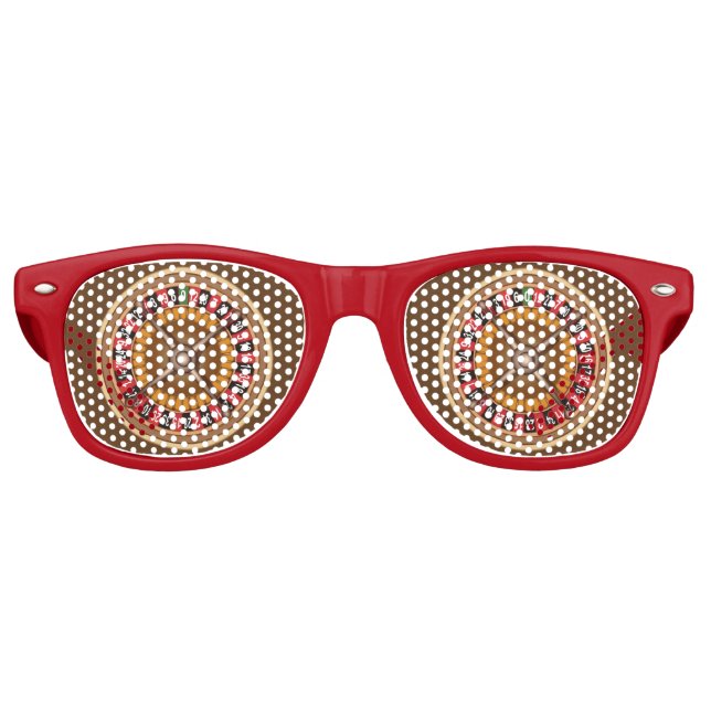 Roulette Wheel Party-Schattierungen Sonnenbrille (Vorderseite)