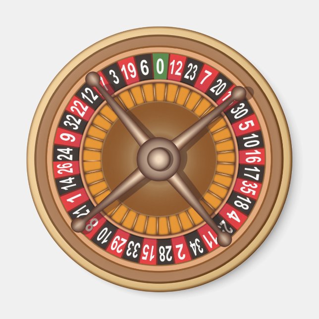 Roulette Wheelmagnet Magnet (Vorne)