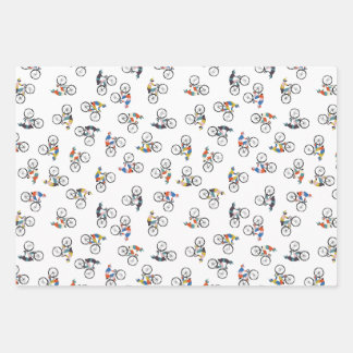 Roulez pour gagner du papier d'emballage pour bicy