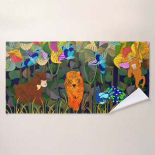 Roulon indien de singe de la Jungle Tigre Soleil O