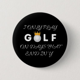 Round Button mit Golf Design