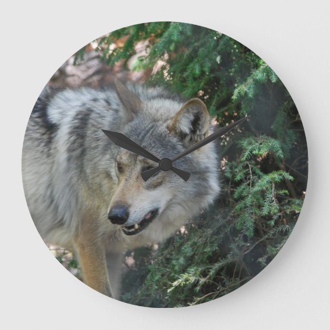 Round Clock - Individuell angepasst Große Wanduhr (Vorderseite)