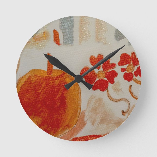 ROUND CLOCK RUNDE WANDUHR (Vorderseite)