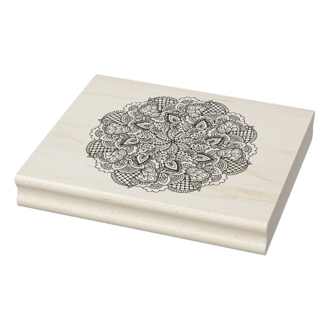 Round Doodle Gummistempel (Stempel)