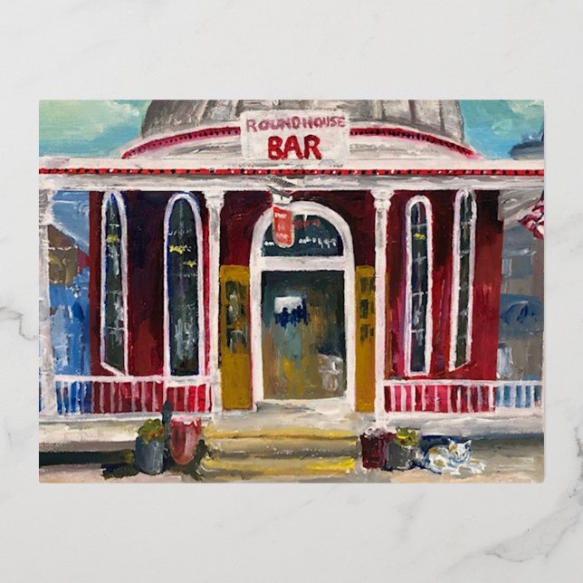 "Round House Bar" Mettre dans Bay carte postale pe (Recto)