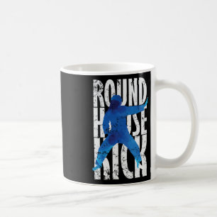 Round House Kick Kickboxen Taekwondo  Kaffeetasse