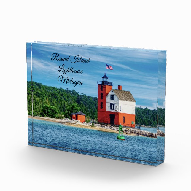 Round Island Lighthouse Fotoblock (Rechts)