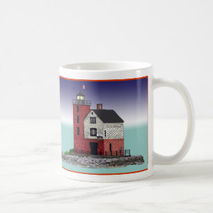 Round Island Lighthouse Kaffeetasse