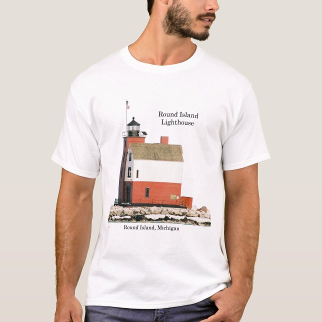 Round Island Lighthouse Shirt Light (Vorderseite)