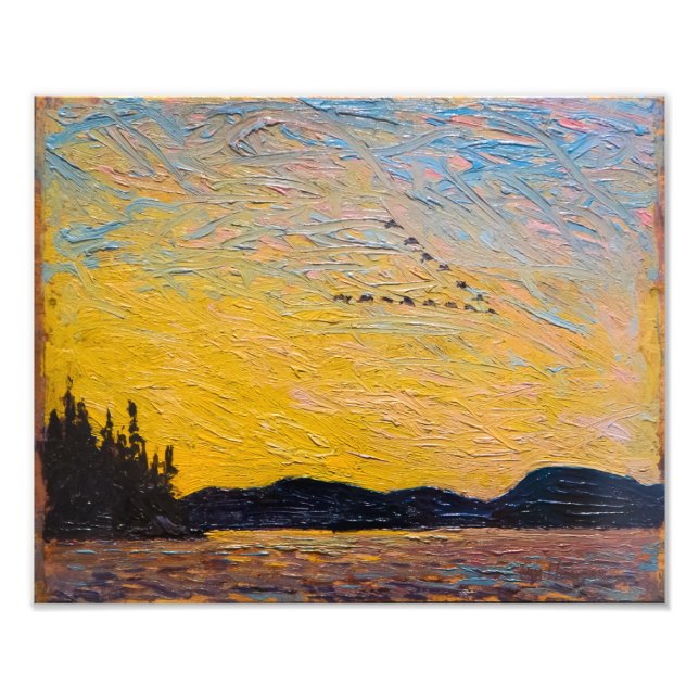 Round Lake Mud Bay | Tom Thomson | Fotodruck (Vorne)