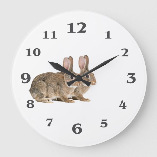 Round (Large) Wall Clock Große Wanduhr (Vorderseite)