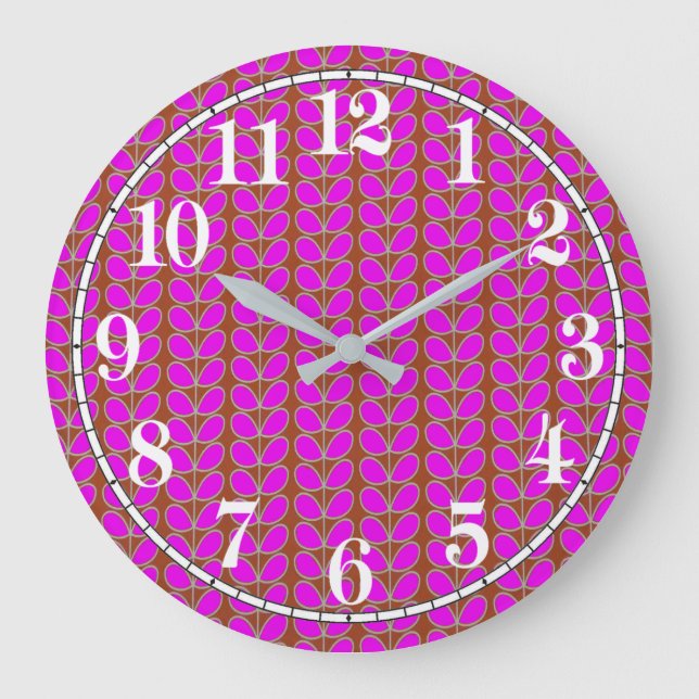 Round (Large) Wall Clock Große Wanduhr (Vorderseite)