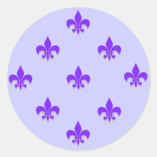 Round Lilie Stickers LILA