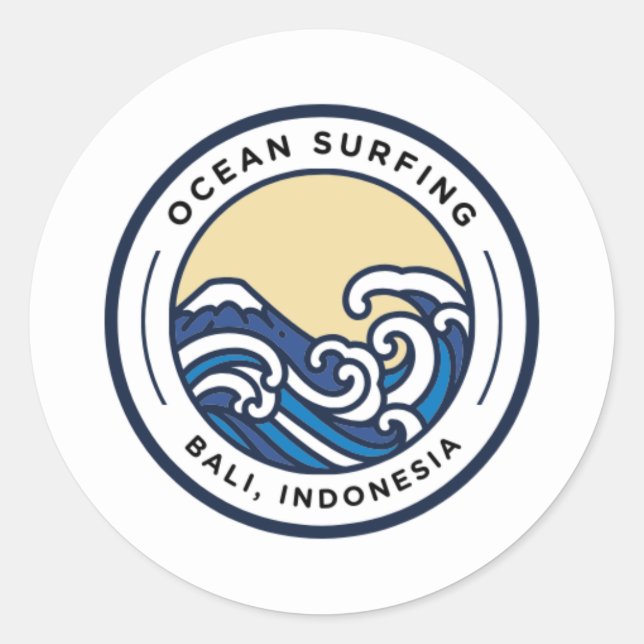 Round-Logo-Aufkleber Runder Aufkleber (Vorderseite)