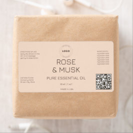 ROUND LOGO Kosmetische Öltropfenflasche mit Qrcode