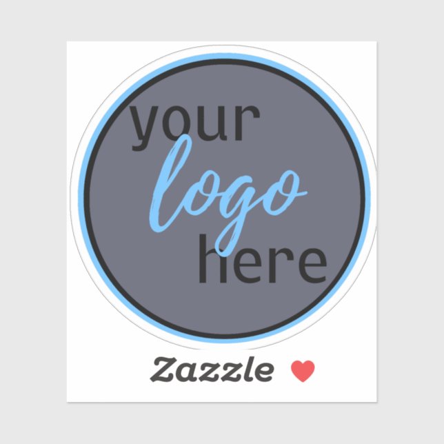 ROUND LOGO SYMBOL CUSTOM CIRCLE CONTOUR ETIKETT (Blatt)