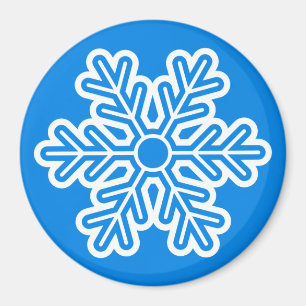 Round Magnet Snowflake