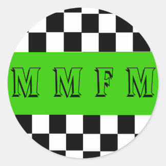 Round MMFM-Aufkleber Runder Aufkleber