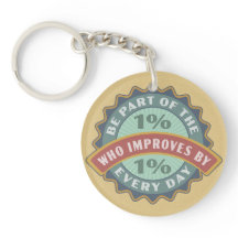 Round Motivational Improve One Percent Daily
