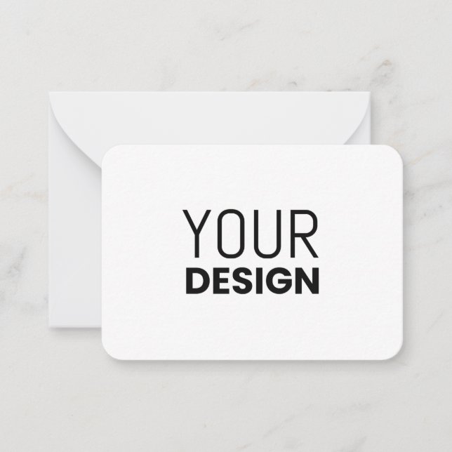 Round Note Card [Multi Size] Mitteilungskarte (Vorderseite)