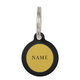 Round Pet ID Tag with Your Pet’s Name Engraved Haustiermarke