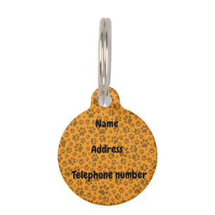Round-Pet-Tag Haustiermarke