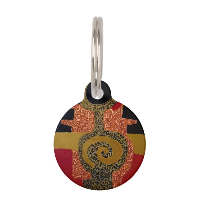 Round Pet Tag Haustiermarke (Vorderseite)